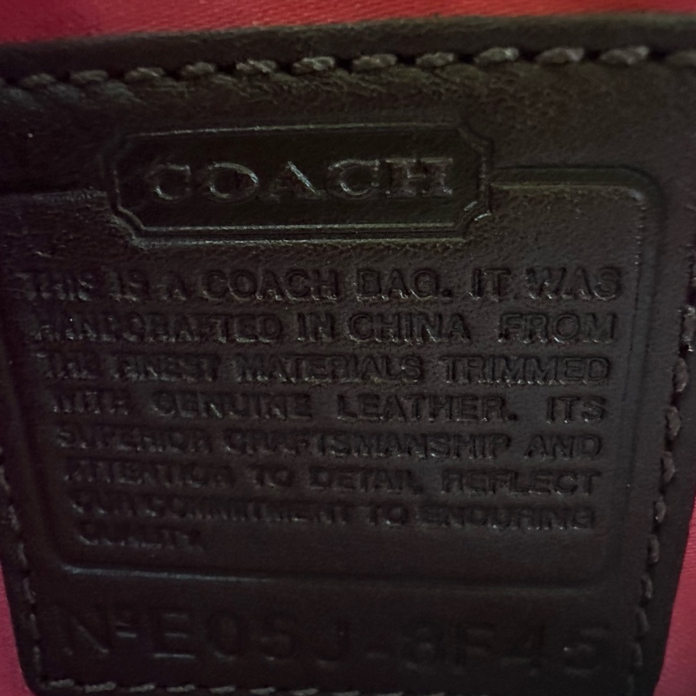 Coach kisslock vintage Houndstooth tweed and suede Frame Satchel in Plum - Picture 5 of 13